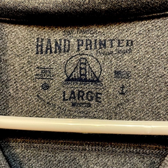 San FranPsycho zip up w/thumb holes in size Large - Picture 3 of 6